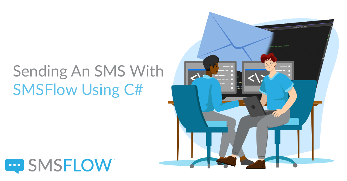 Featured image for “Sending SMS with SMSFlow using C# ”